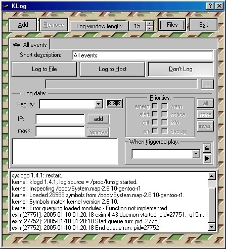 KLog download for free - SoftDeluxe