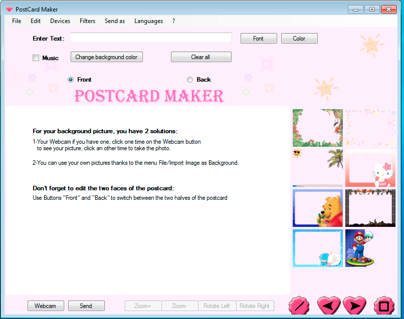 Postcard Maker latest version Get best Windows software