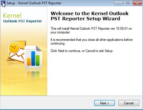 Kernel Outlook PST Reporter - Screenshot #3