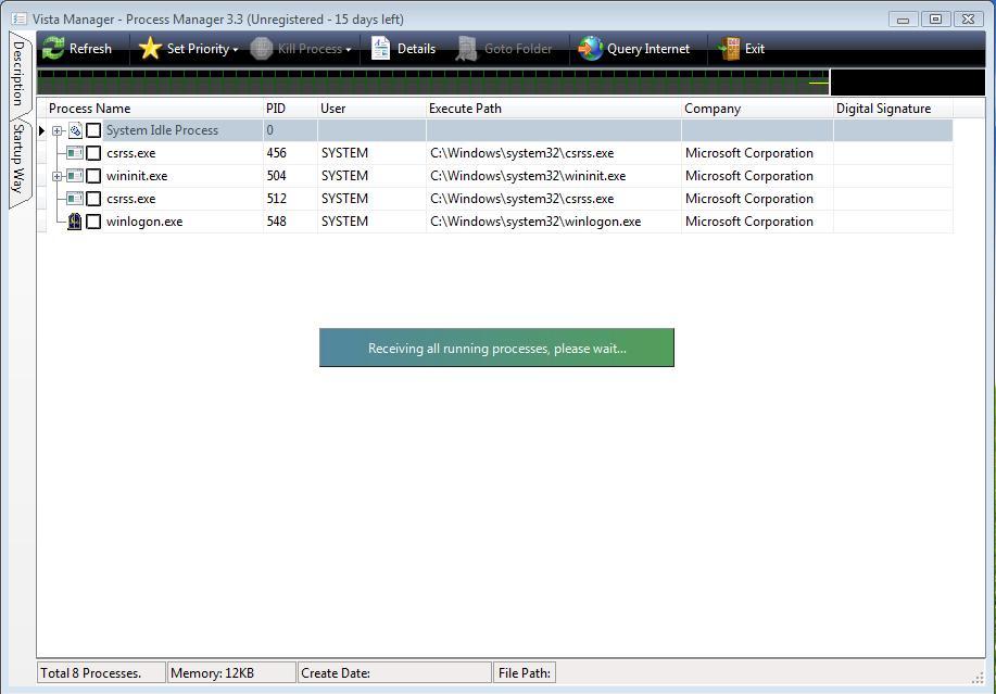 Vista Manager - Screenshot #3