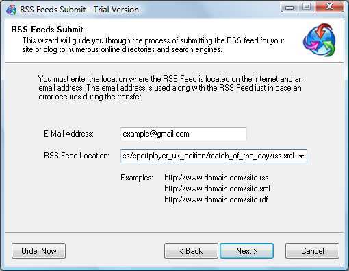 RSS Feeds Submit - Screenshot #4