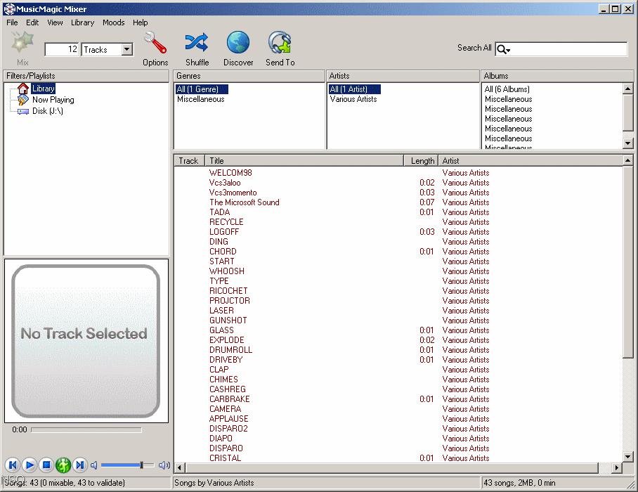 MusicMagic Mixer - Screenshot #3