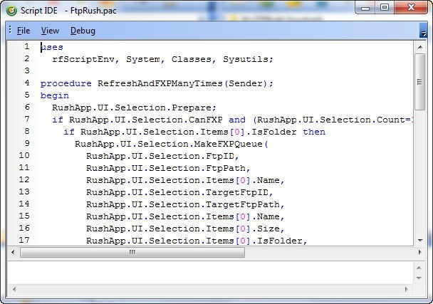FTPRush - Screenshot #2