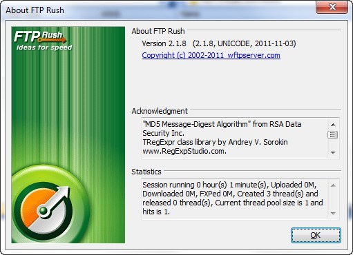 FTPRush - Screenshot #1