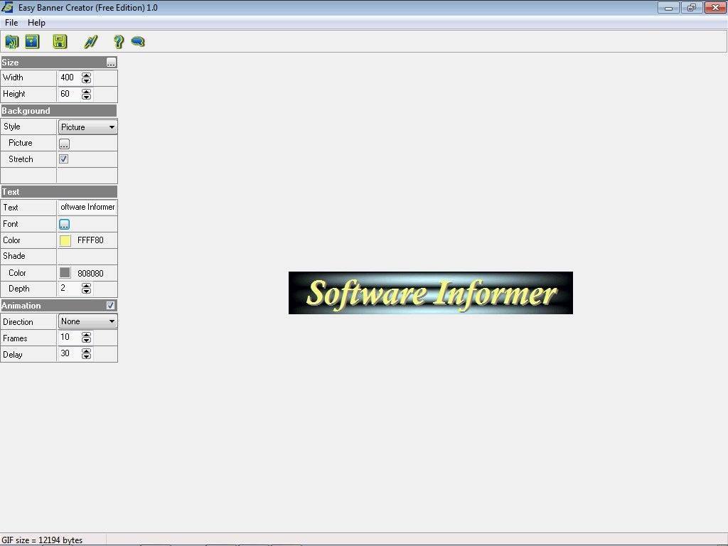 Easy Banner Creator (Free Edition) - Screenshot #3