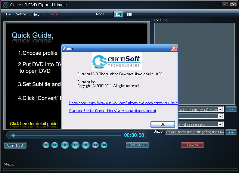 Cucusoft DVD to iPod + iPod Video Converter Suite - Screenshot #3