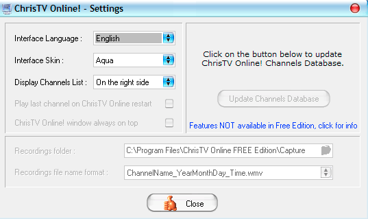 ChrisTV Online! FREE Edition - Screenshot #16