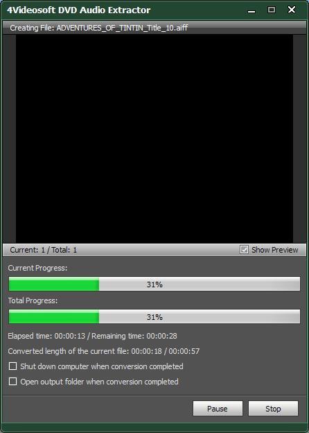4Videosoft DVD Audio Extractor - Screenshot #2