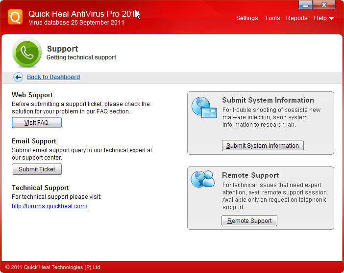 Quick Heal Total Security - Screenshot #8