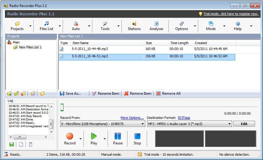 Radio Recorder Plus - Screenshot #3