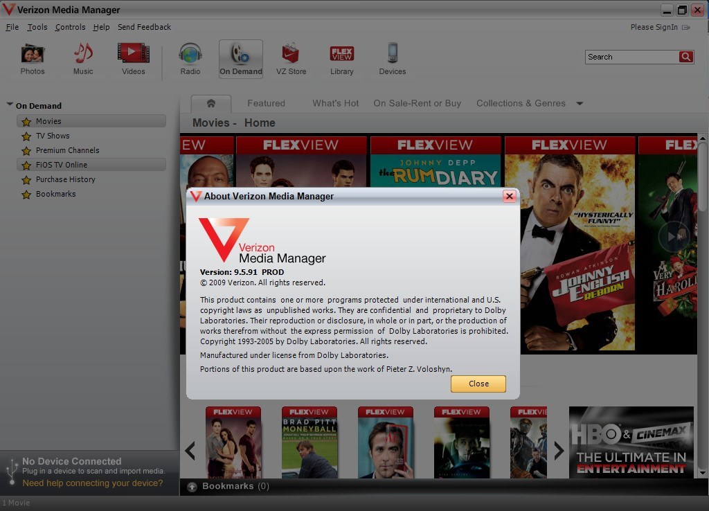 Verizon Media Manager - Screenshot #5