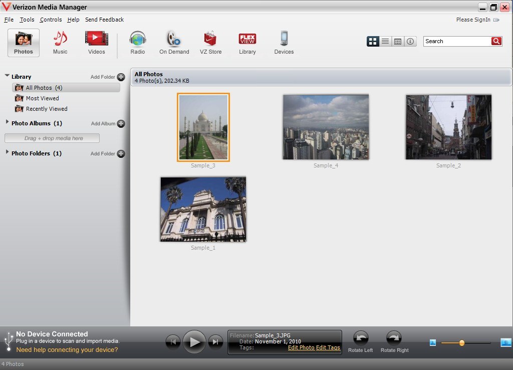 Verizon Media Manager - Screenshot #3