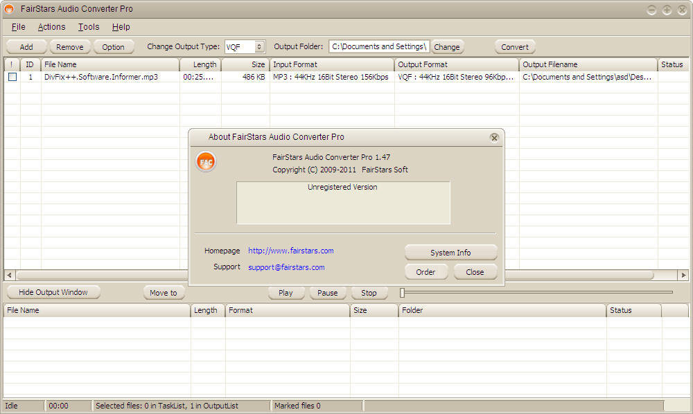 FairStars Audio Converter Pro - Screenshot #22