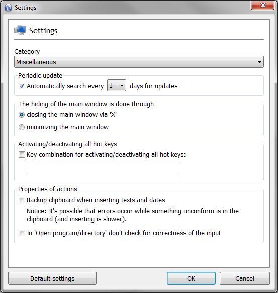 Hot Key Use Easy Hot Key latest version - Get best Windows software