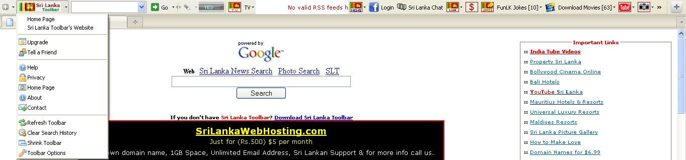 Sri Lanka Toolbar - Screenshot #4