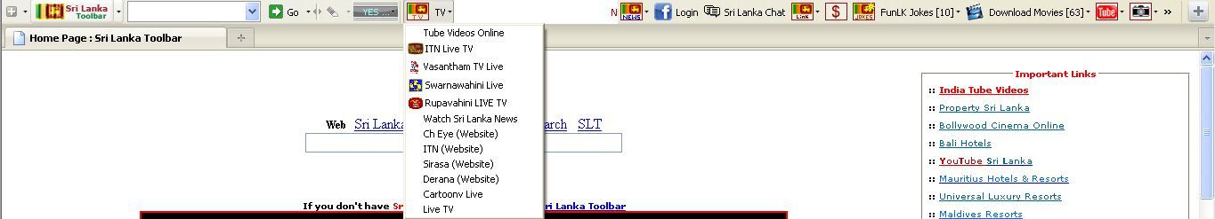 Sri Lanka Toolbar - Screenshot #3