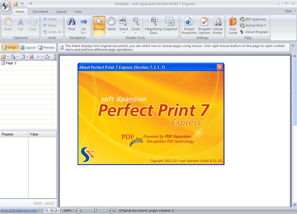 soft Xpansion Perfect Print Express - Screenshot #1