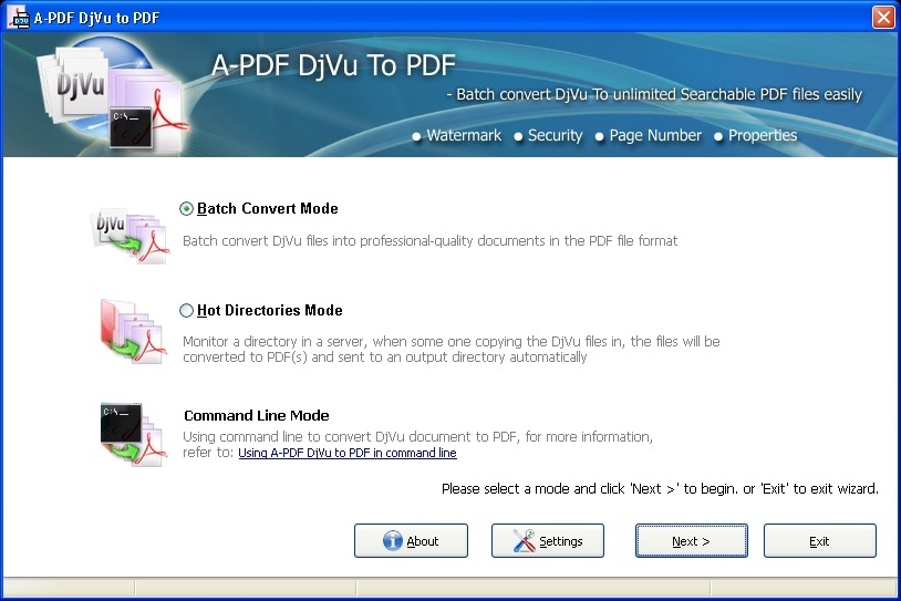 A-PDF DjVu to PDF download for free - SoftDeluxe