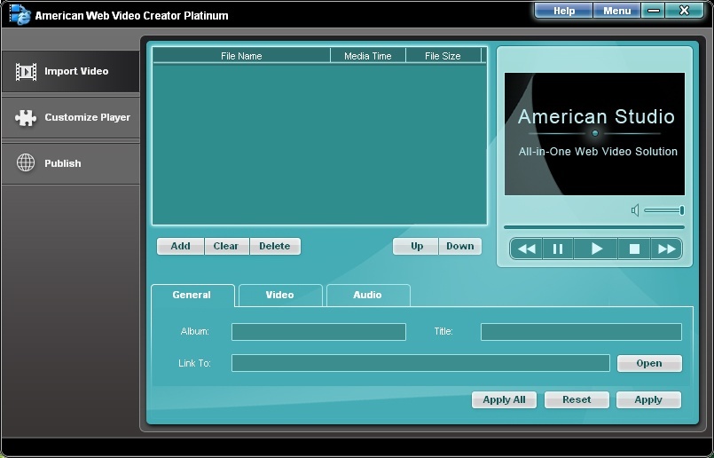 Web Video Creator Standard - Screenshot #1