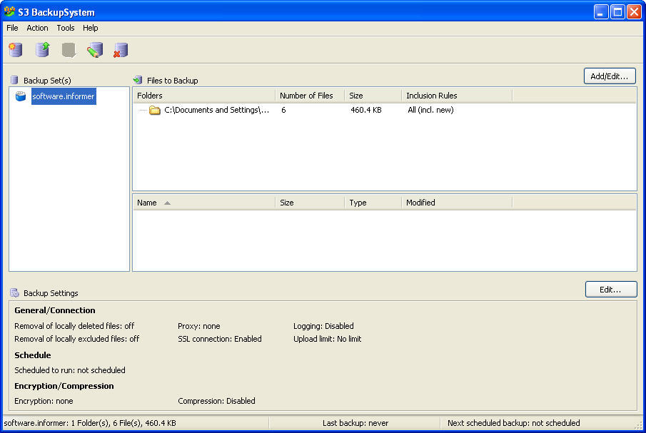 S3 BackupSystem download for free SoftDeluxe