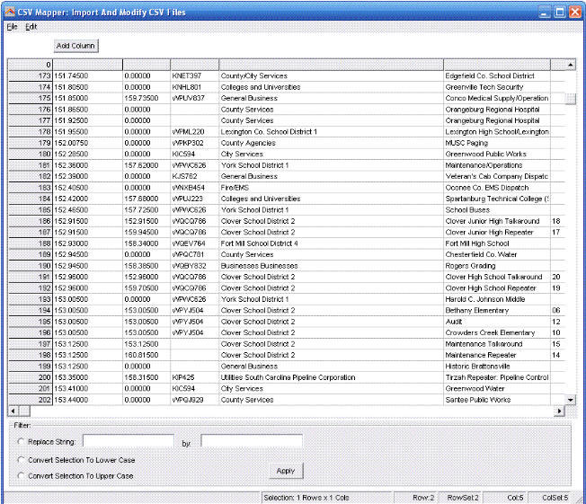 ARC5 for Icom IC-R5 - Screenshot #1