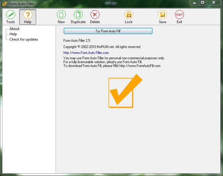 Auto Fill Computer FormAutoFiller download for free - SoftDeluxe