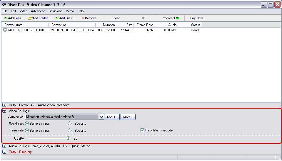River Past Video Cleaner - Screenshot #4