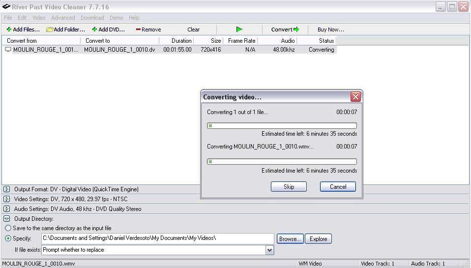 River Past Video Cleaner - Screenshot #3