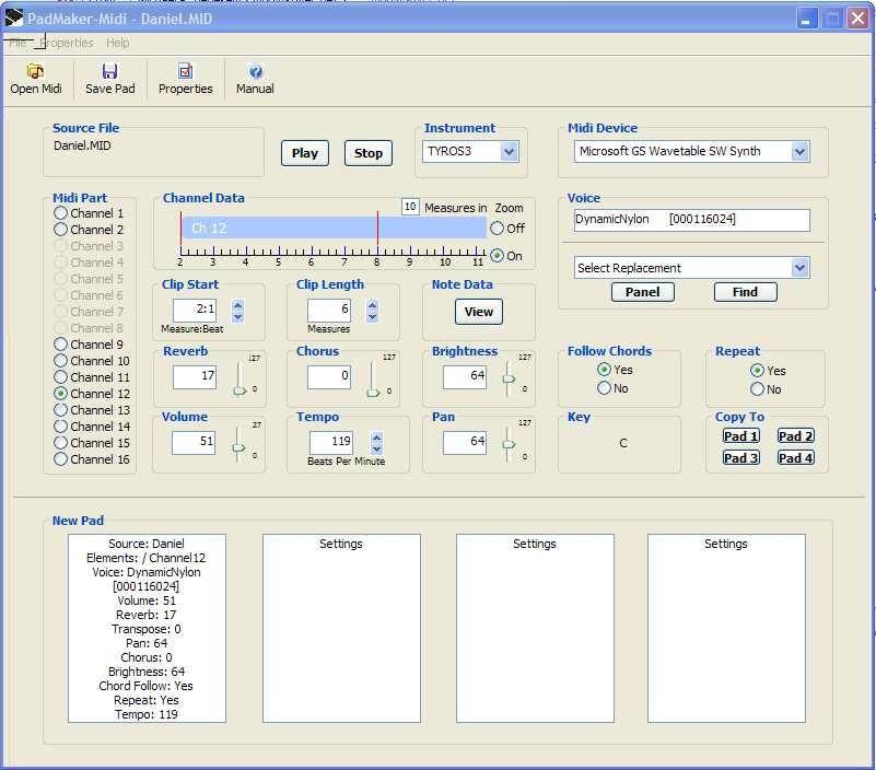 PadMaker-Midi - Screenshot #3