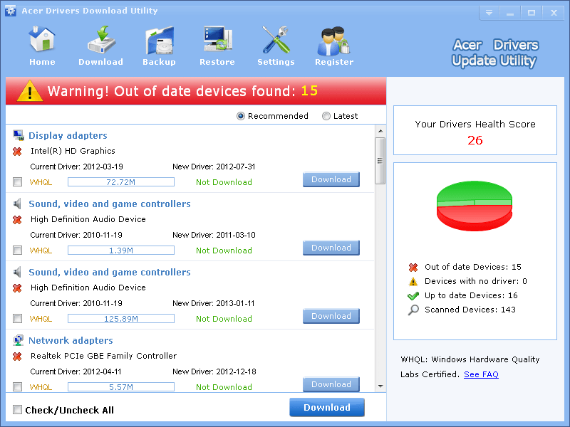 acer software download