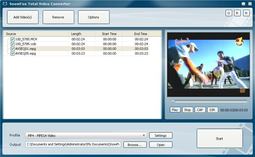 SnowFox Total Video Converter - Screenshot #11