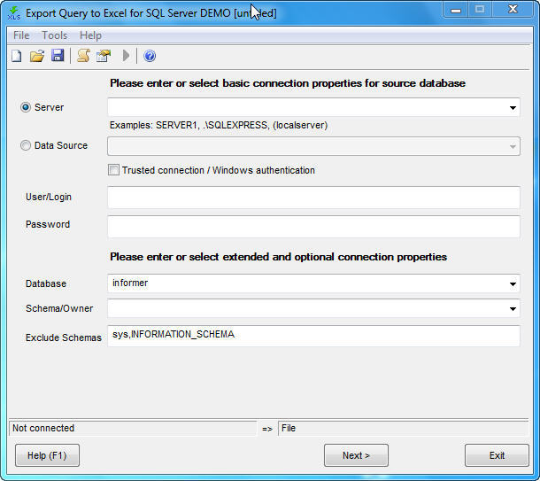 Export Query To Excel For SQL Server Download For Free SoftDeluxe