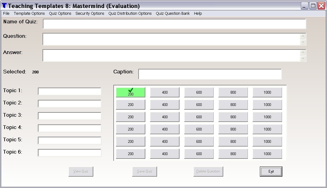 Teaching Templates Quiz Maker Latest Version Get Best Windows Software