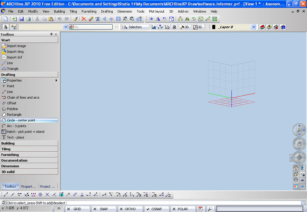 ARCHline.XP 2010 Free Edition - Screenshot #1