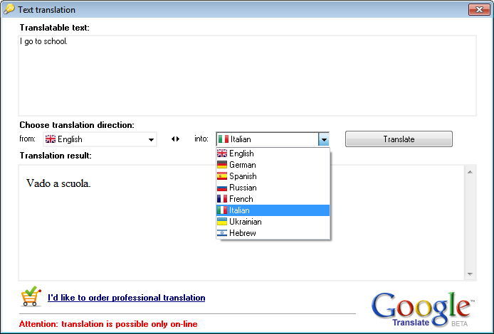TranslateIt! - Screenshot #4