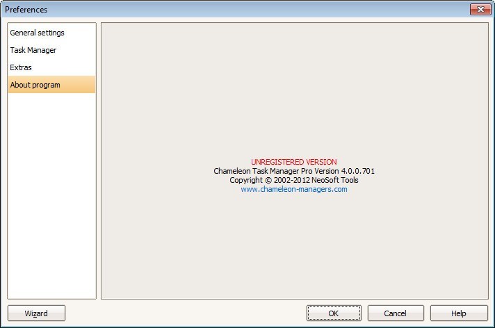 Chameleon Task Manager - Screenshot #1