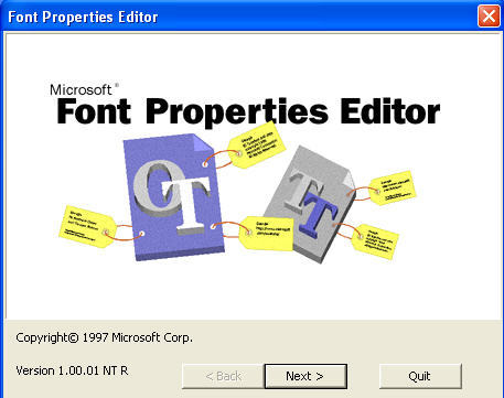 Font Properties Editor - Screenshot #2