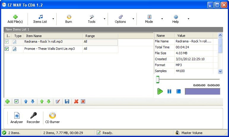 EZ WAV To CDA - Screenshot #5