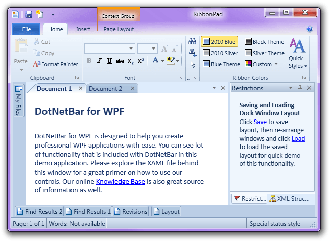 DotNetBar for WPF - Screenshot #3