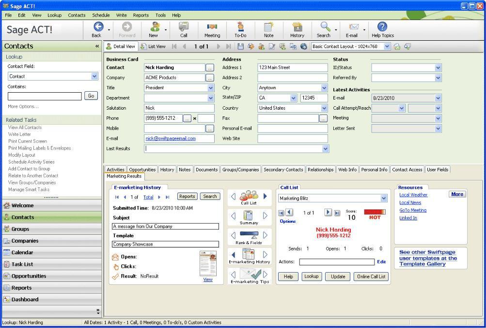act by sage software versions