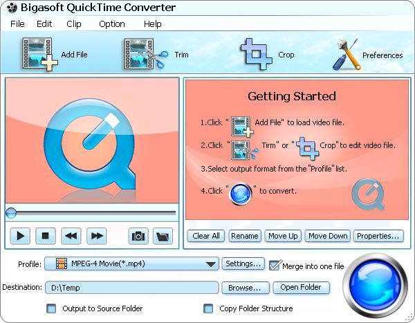 bigasoft quicktime converter for mac