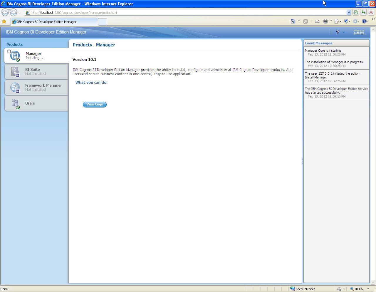IBM Cognos BI Developer Edition latest version Get best