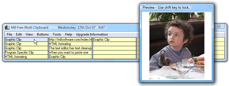 M8 Free Multi Clipboard - Screenshot #9