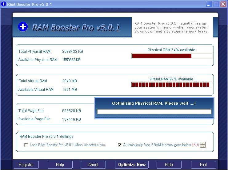 RAM Booster Pro - Screenshot #2