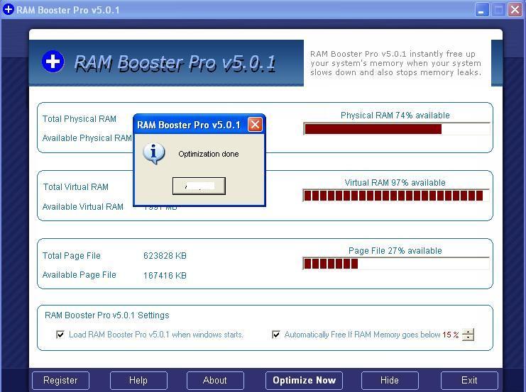 RAM Booster Pro - Screenshot #1