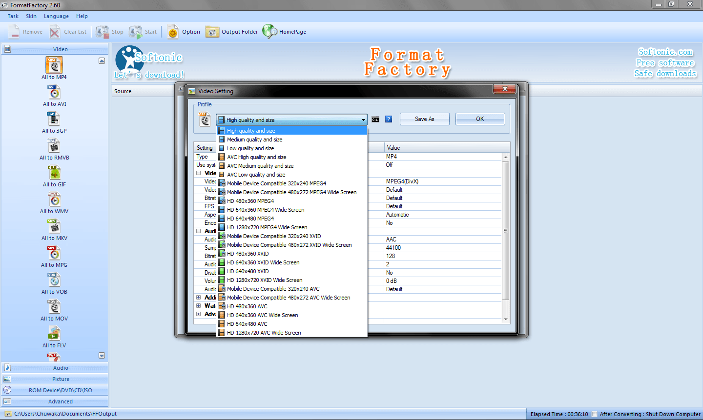 FormatFactory - Screenshot #25