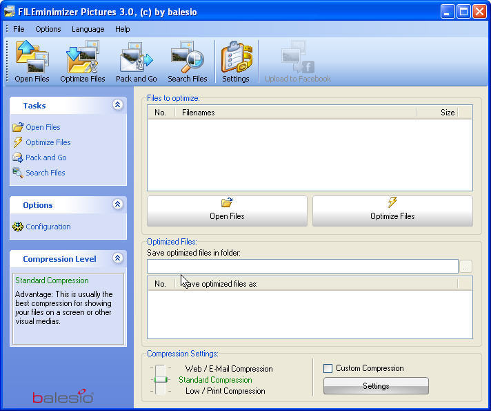 FILEminimizer Pictures - Screenshot #2