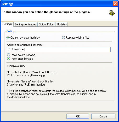 FILEminimizer Pictures - Screenshot #5