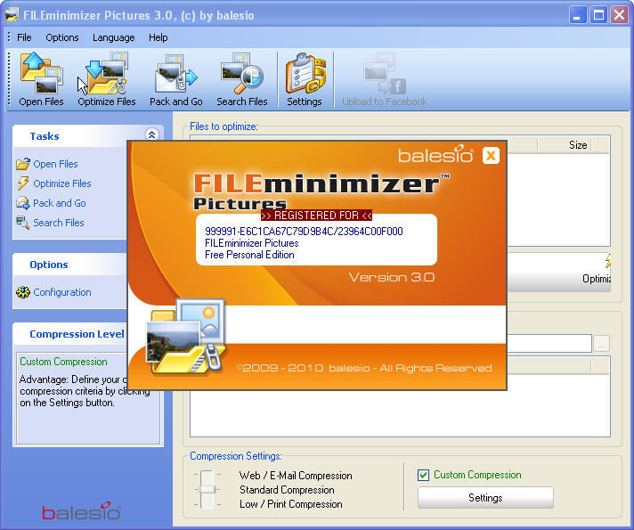 open source photo file minimizer