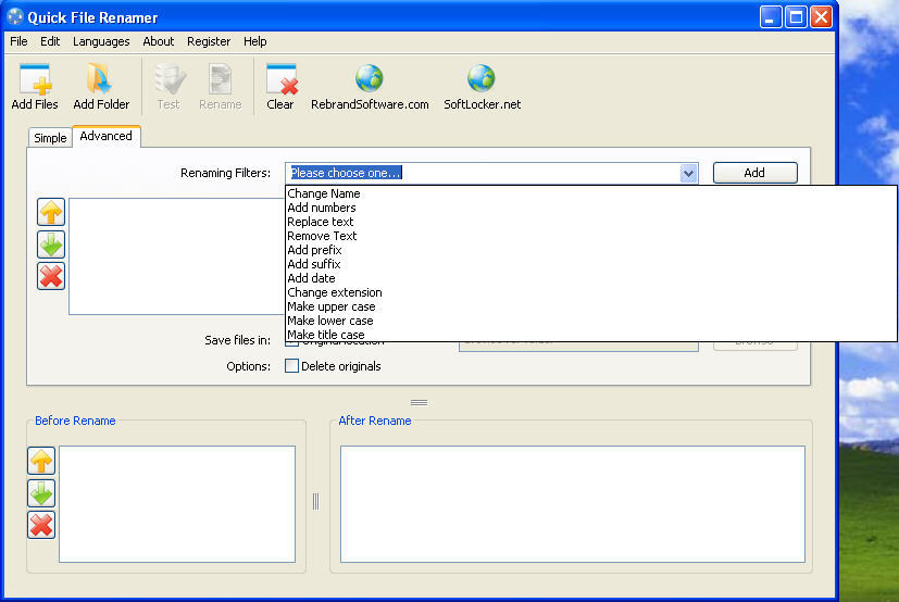 Quick File Renamer - Screenshot #1